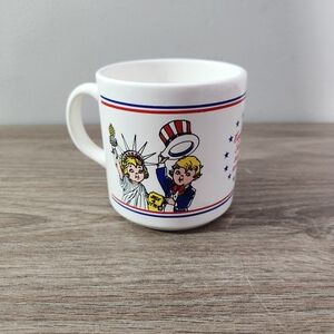 Vintage Campbells Soup Kids Salute To America Bi-Centennial Mug
